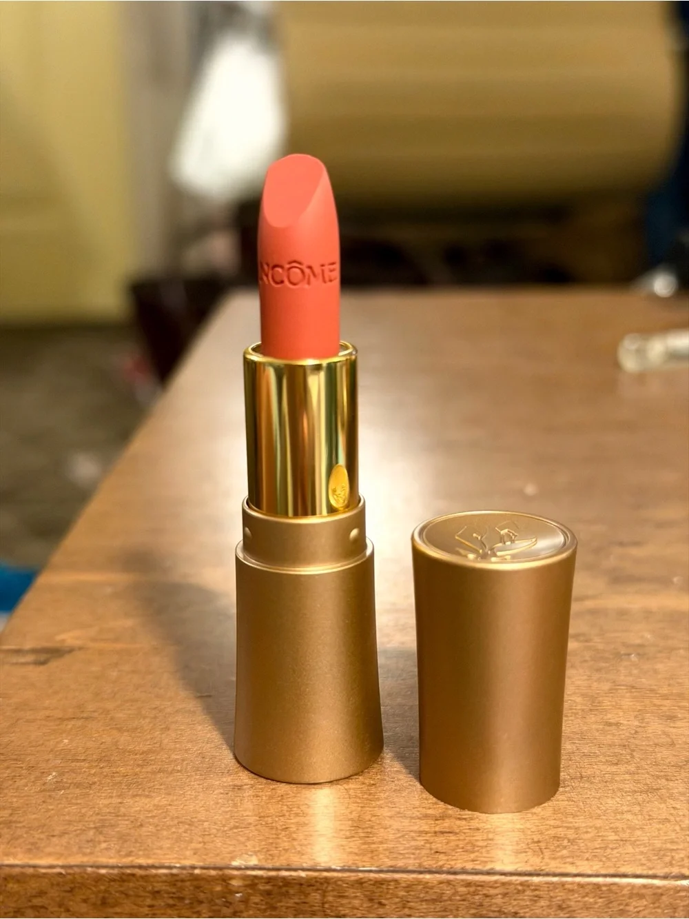 L'Absolu Rouge Intimatte Buildable Soft Matte Lipstick 1.6gm in  274 French Tea